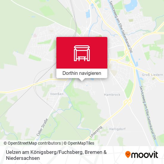 Uelzen am Königsberg/Fuchsberg Karte