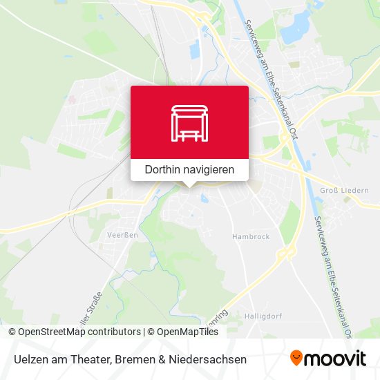 Uelzen am Theater Karte