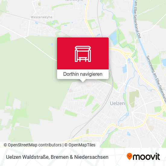 Uelzen Waldstraße Karte