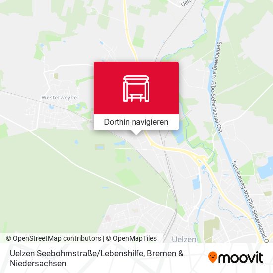 Uelzen Seebohmstraße / Lebenshilfe Karte