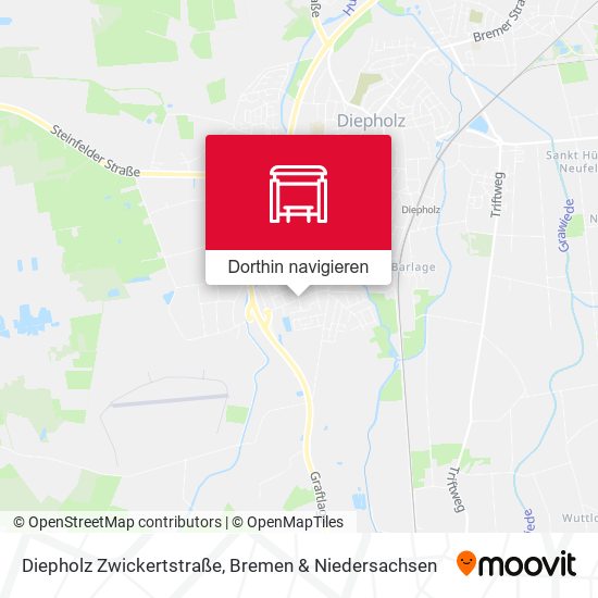 Diepholz Zwickertstraße Karte