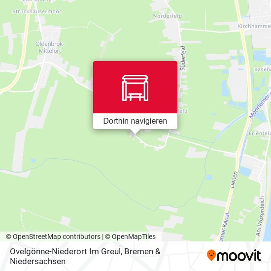 Ovelgönne-Niederort Im Greul Karte