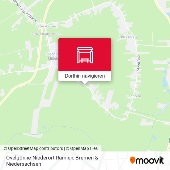 Ovelgönne-Niederort Ramien Karte