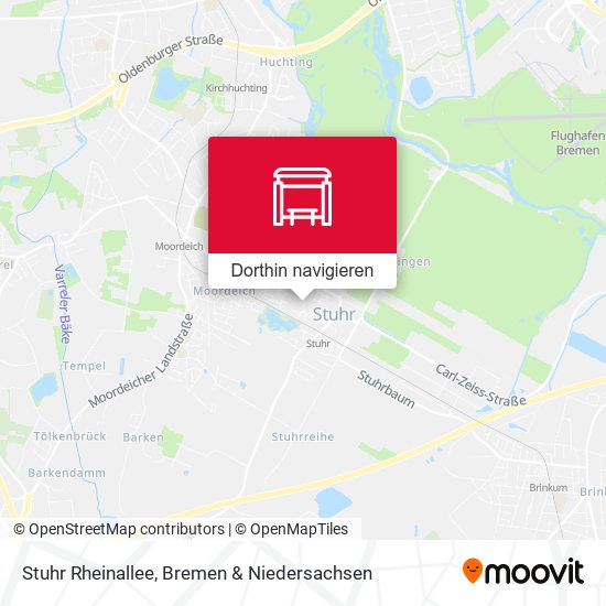 Stuhr Rheinallee Karte