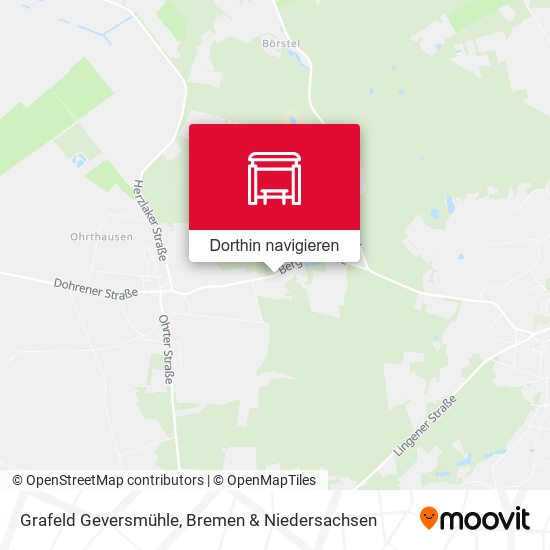 Grafeld Geversmühle Karte