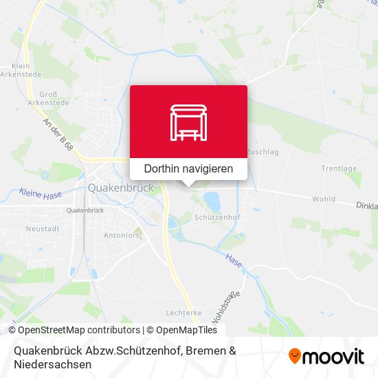 Quakenbrück Abzw.Schützenhof Karte