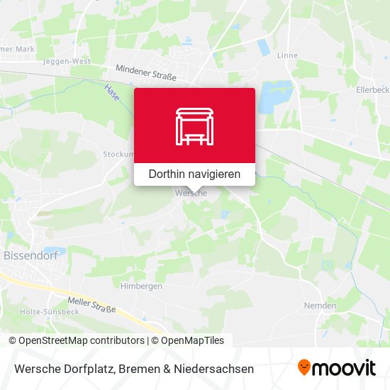 Wersche Dorfplatz Karte