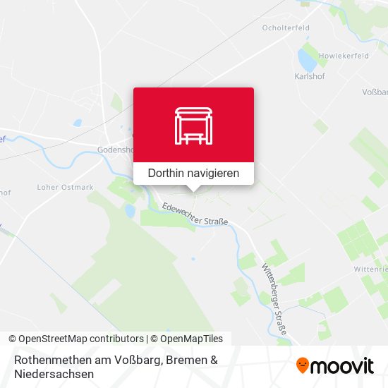 Rothenmethen am Voßbarg Karte