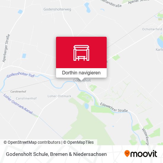 Godensholt Schule Karte