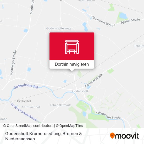 Godensholt Kramersiedlung Karte