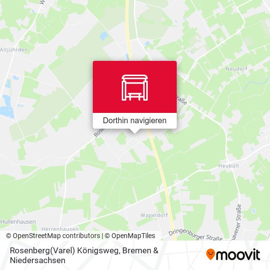 Rosenberg(Varel) Königsweg Karte