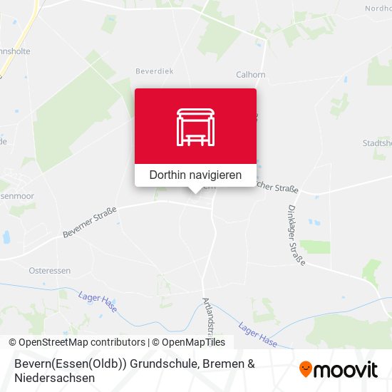 Bevern(Essen(Oldb)) Grundschule Karte