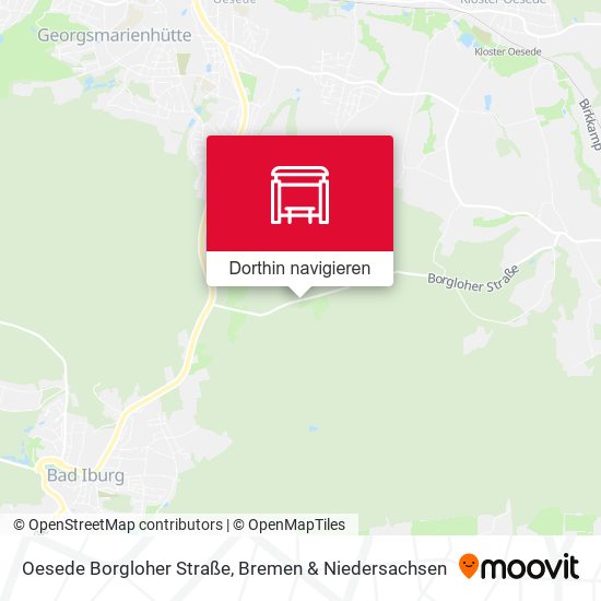 Oesede Borgloher Straße Karte