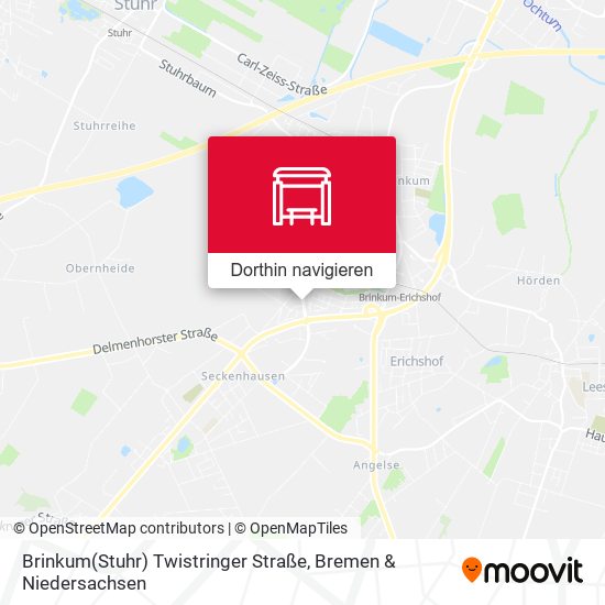 Brinkum(Stuhr) Twistringer Straße Karte