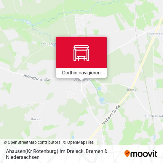 Ahausen(Kr Rotenburg) Im Dreieck Karte