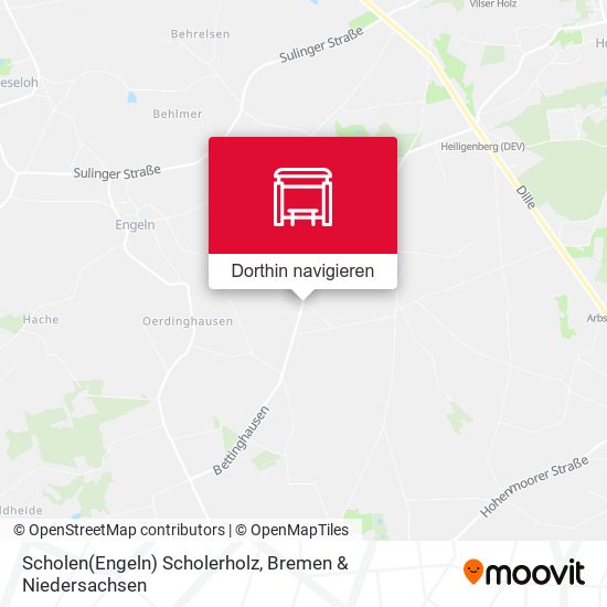Scholen(Engeln) Scholerholz Karte