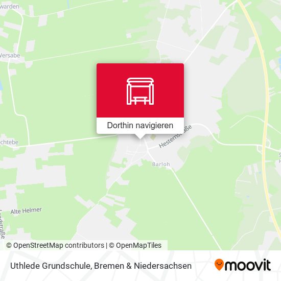 Uthlede Grundschule Karte