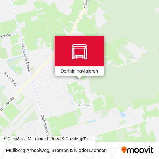 Mullberg Amselweg Karte