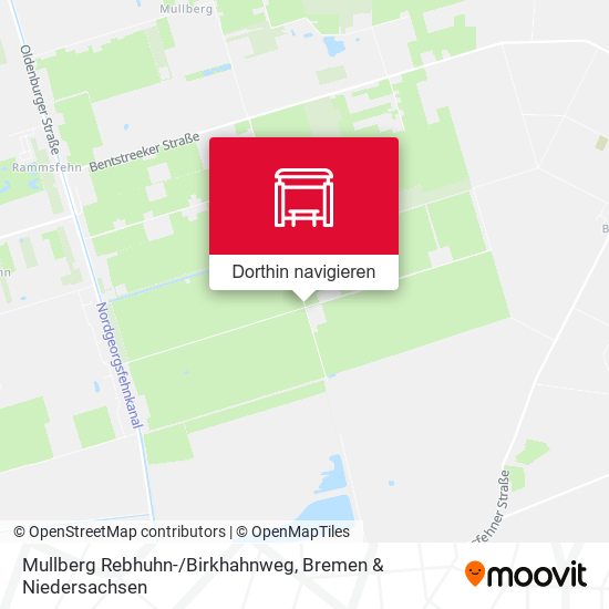 Mullberg Rebhuhn-/Birkhahnweg Karte