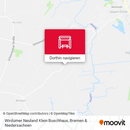 Wirdumer Neuland Klein Buschhaus Karte