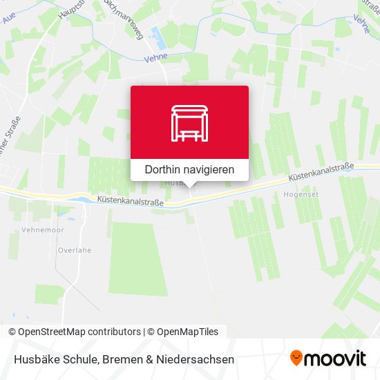 Husbäke Schule Karte