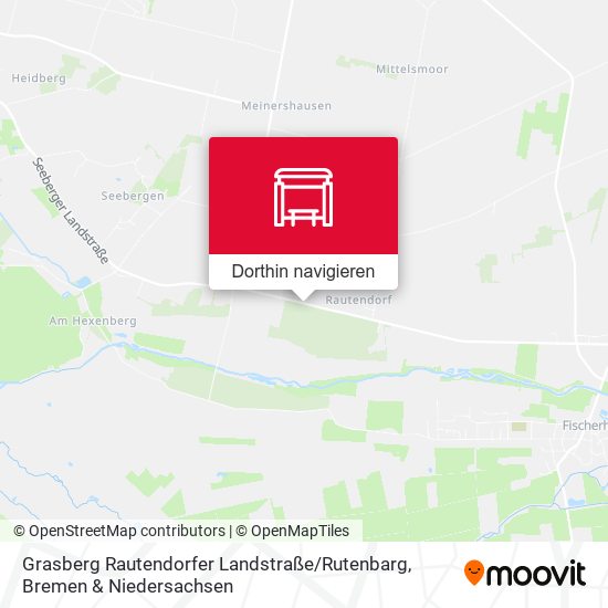 Grasberg Rautendorfer Landstraße / Rutenbarg Karte