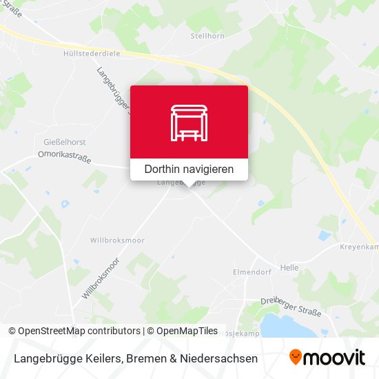 Langebrügge Keilers Karte