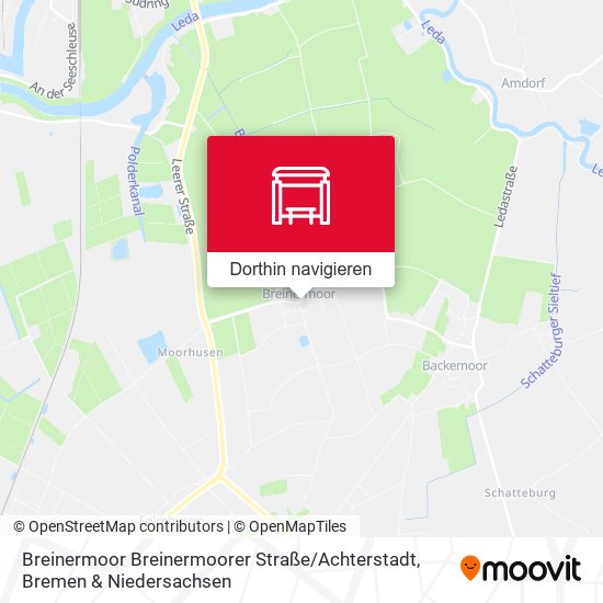 Breinermoor Breinermoorer Straße / Achterstadt Karte