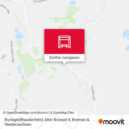 Burlage(Rhauderfehn) Alter Brunsel 8 Karte