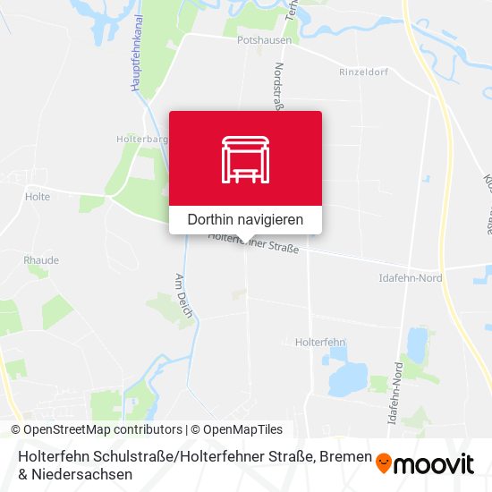 Holterfehn Schulstraße / Holterfehner Straße Karte