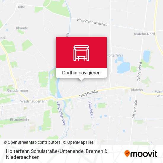 Holterfehn Schulstraße / Untenende Karte