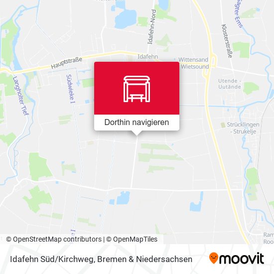 Idafehn Süd/Kirchweg Karte