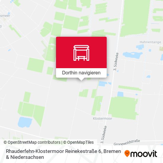 Rhauderfehn-Klostermoor Reinekestraße 6 Karte