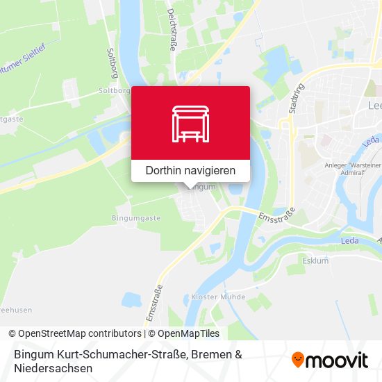 Bingum Kurt-Schumacher-Straße Karte