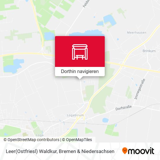 Leer(Ostfriesl) Waldkur Karte