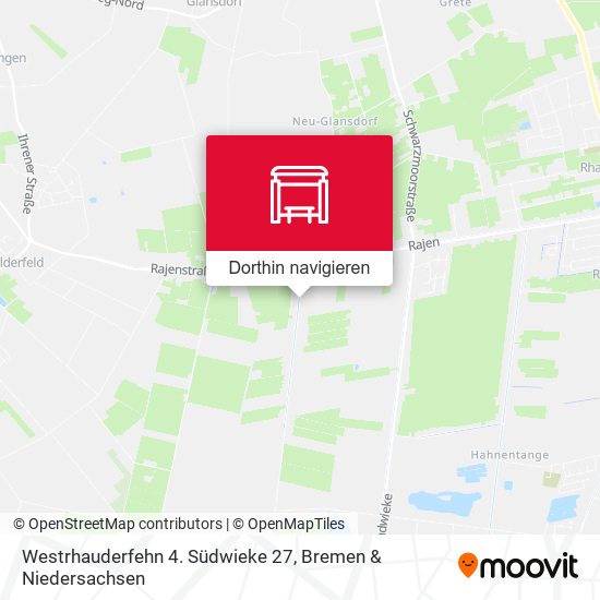 Westrhauderfehn 4. Südwieke 27 Karte