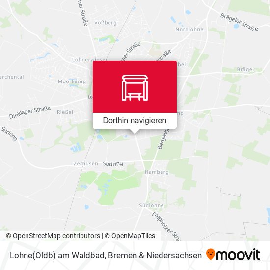 Lohne(Oldb) am Waldbad Karte