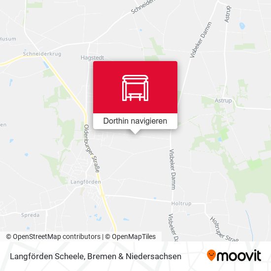 Langförden Scheele Karte