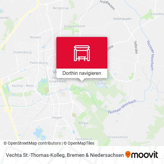 Vechta St.-Thomas-Kolleg Karte
