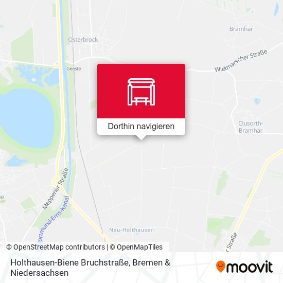 Holthausen-Biene Bruchstraße Karte