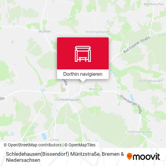 Schledehausen(Bissendorf) Müritzstraße Karte