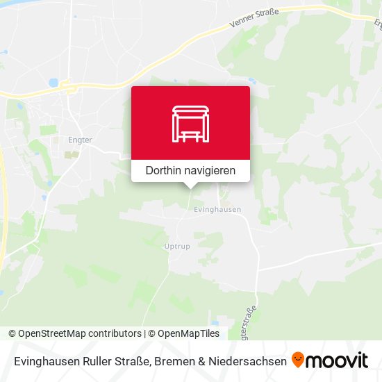 Evinghausen Ruller Straße Karte