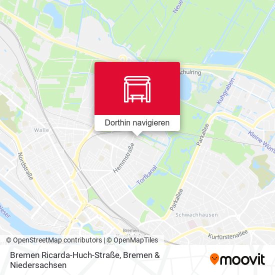 Bremen Ricarda-Huch-Straße Karte