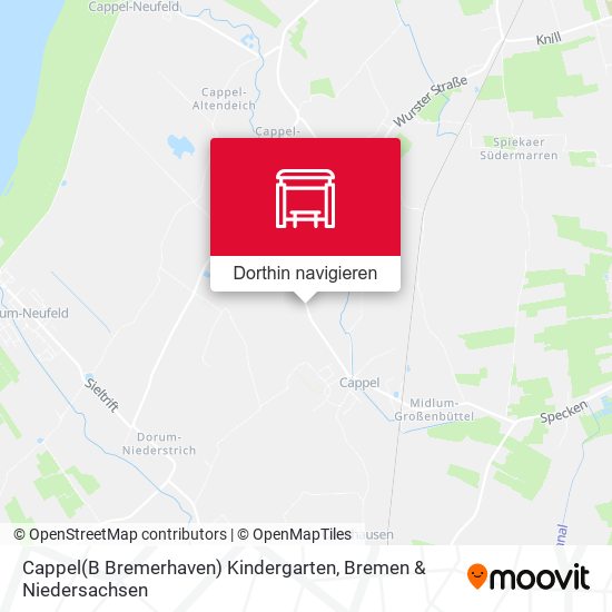 Cappel(B Bremerhaven) Kindergarten Karte