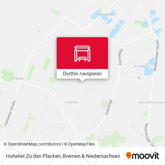 Hoheliet Zu den Placken Karte