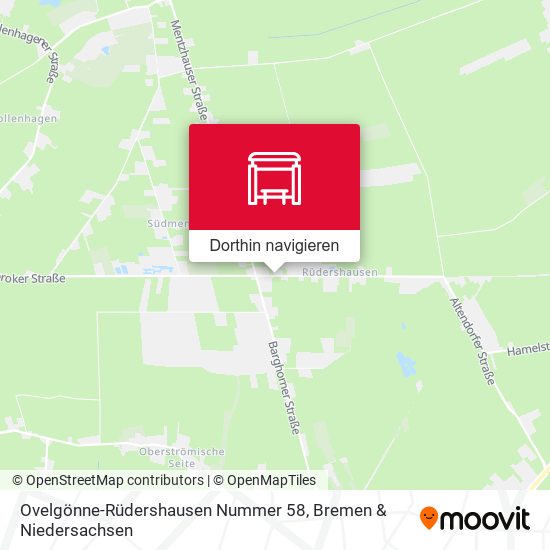 Ovelgönne-Rüdershausen Nummer 58 Karte