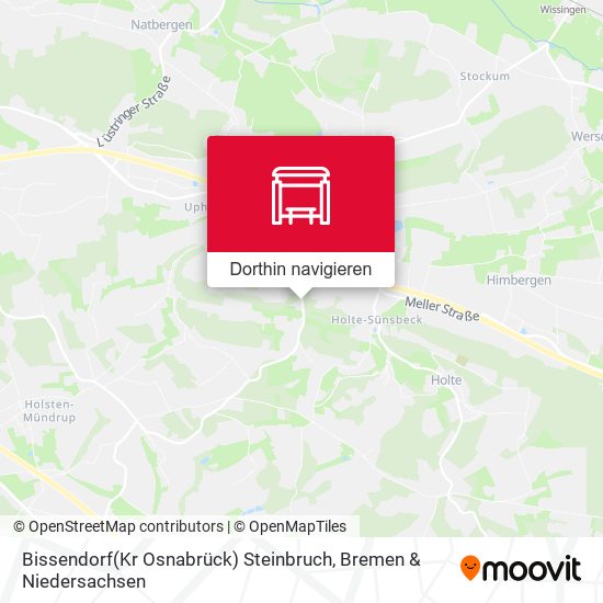 Bissendorf(Kr Osnabrück) Steinbruch Karte
