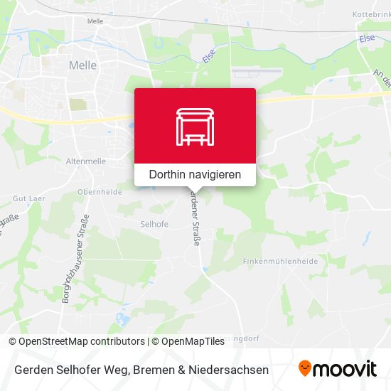 Gerden Selhofer Weg Karte
