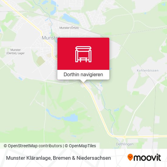 Munster Kläranlage Karte