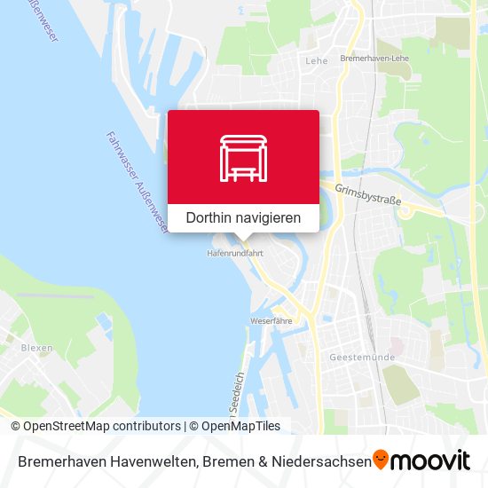 Bremerhaven Havenwelten Karte